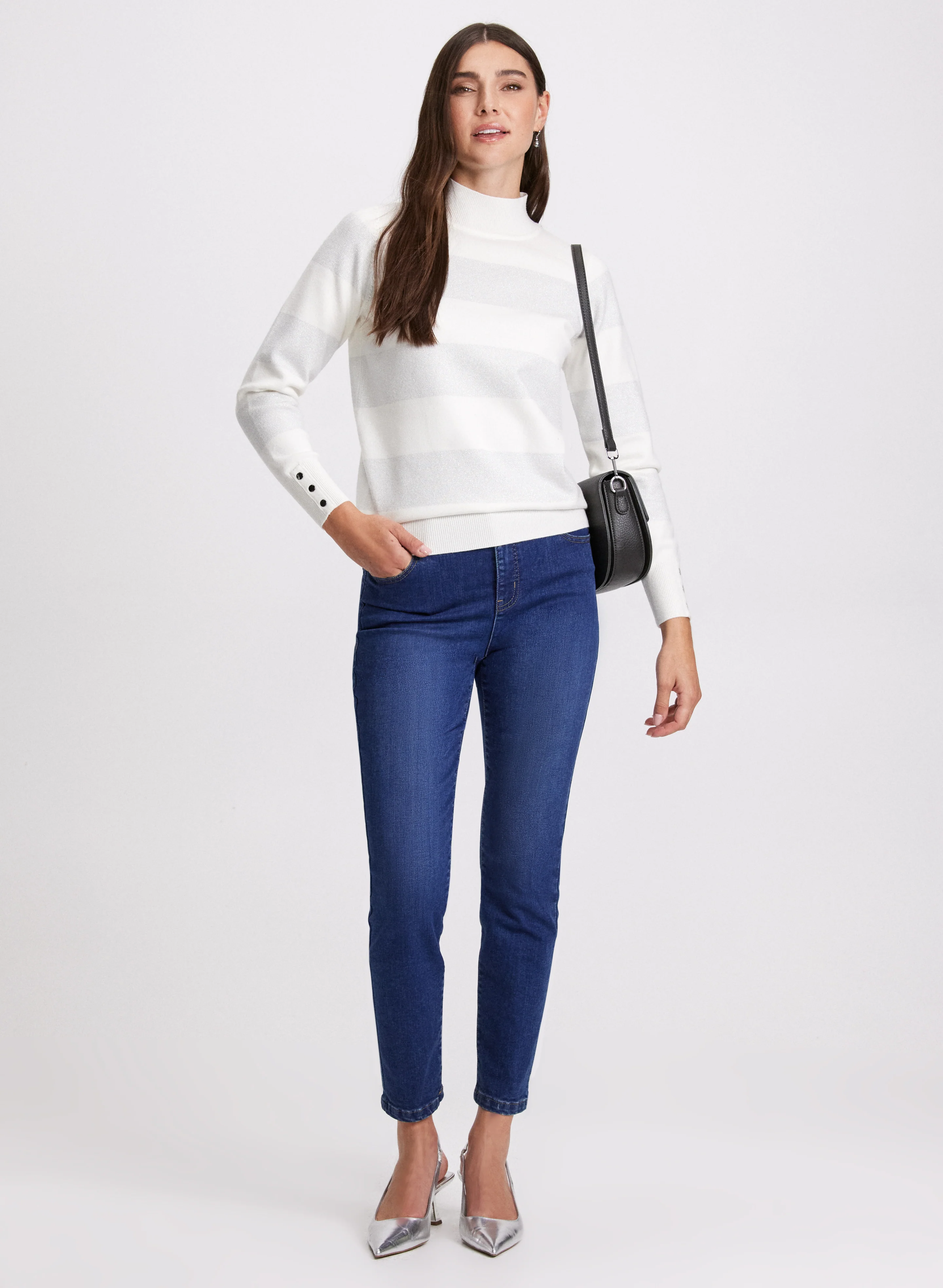 Stripe Lurex Sweater - Image 2