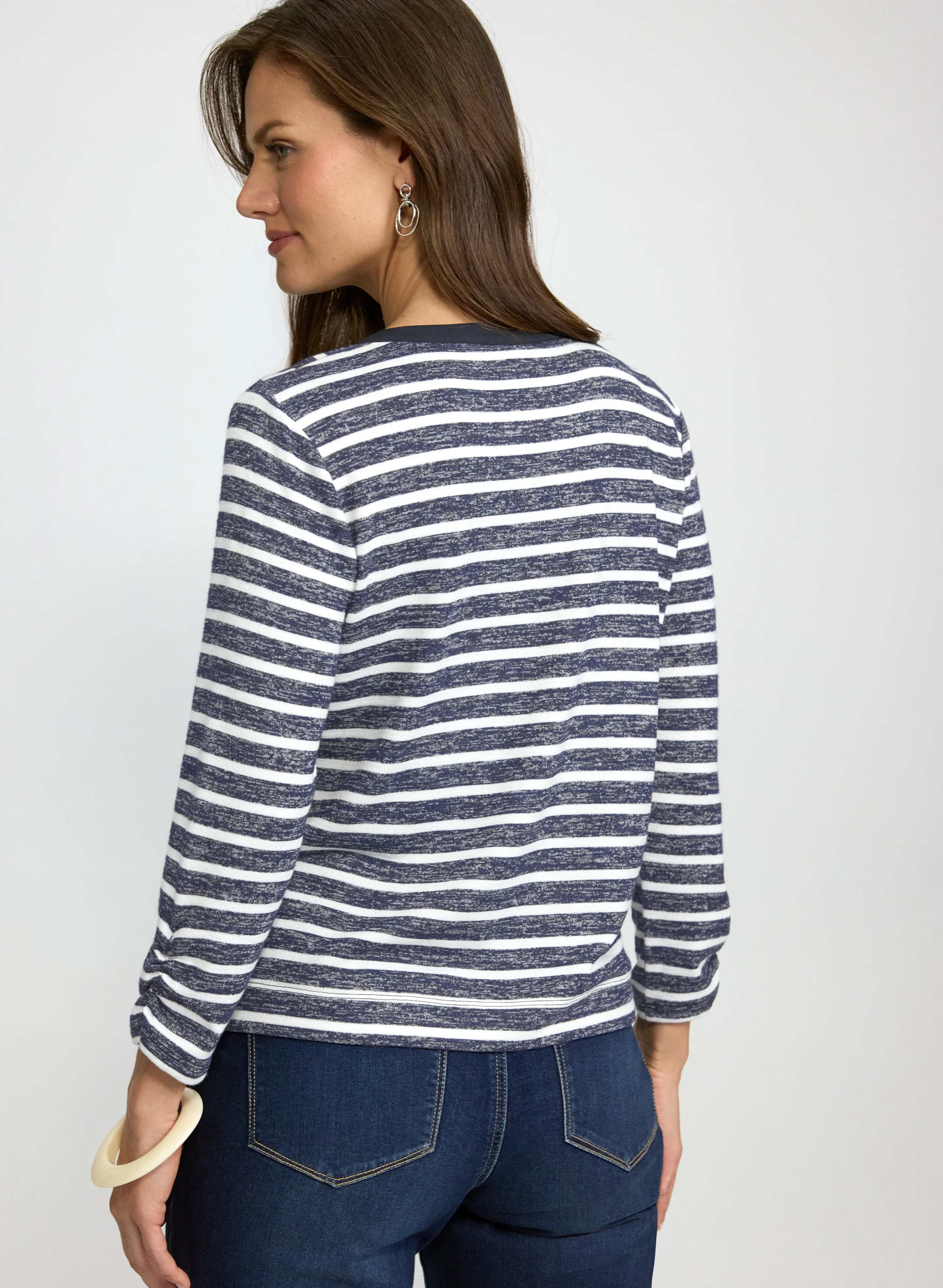 Striped Knit Top - Image 3