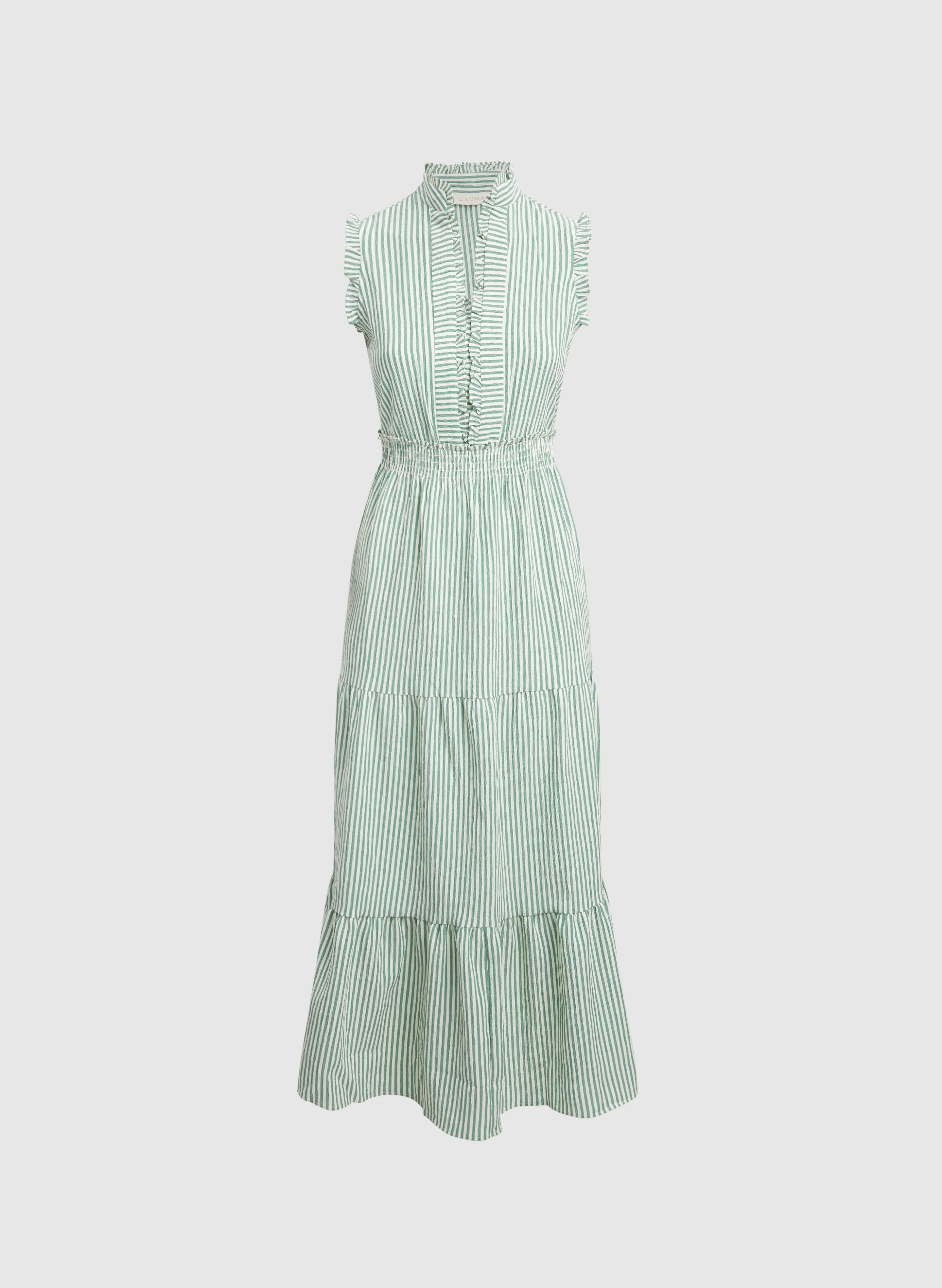 Striped Maxi Dress - Image 6