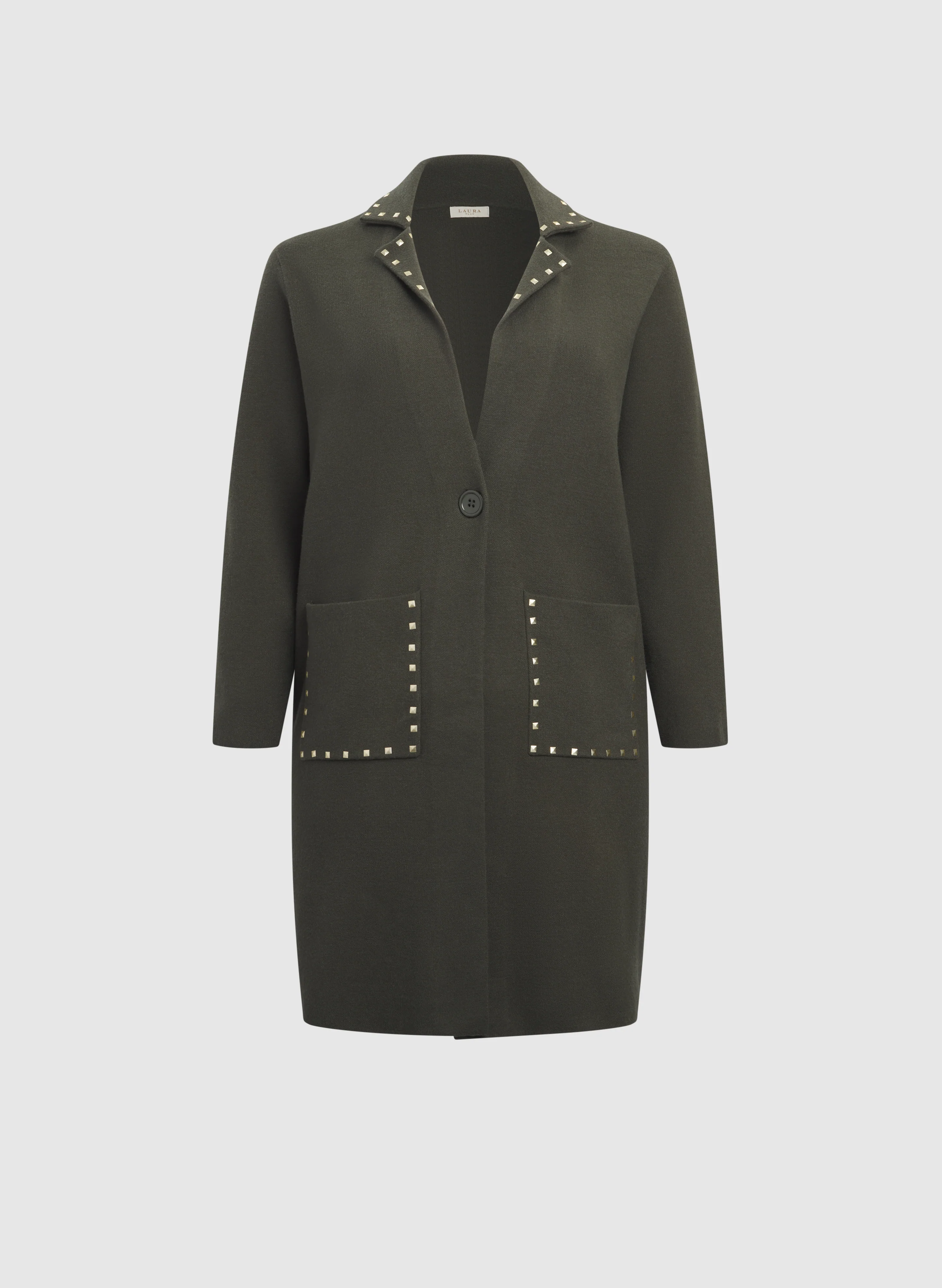 Studded Knit Cardigan - Image 8