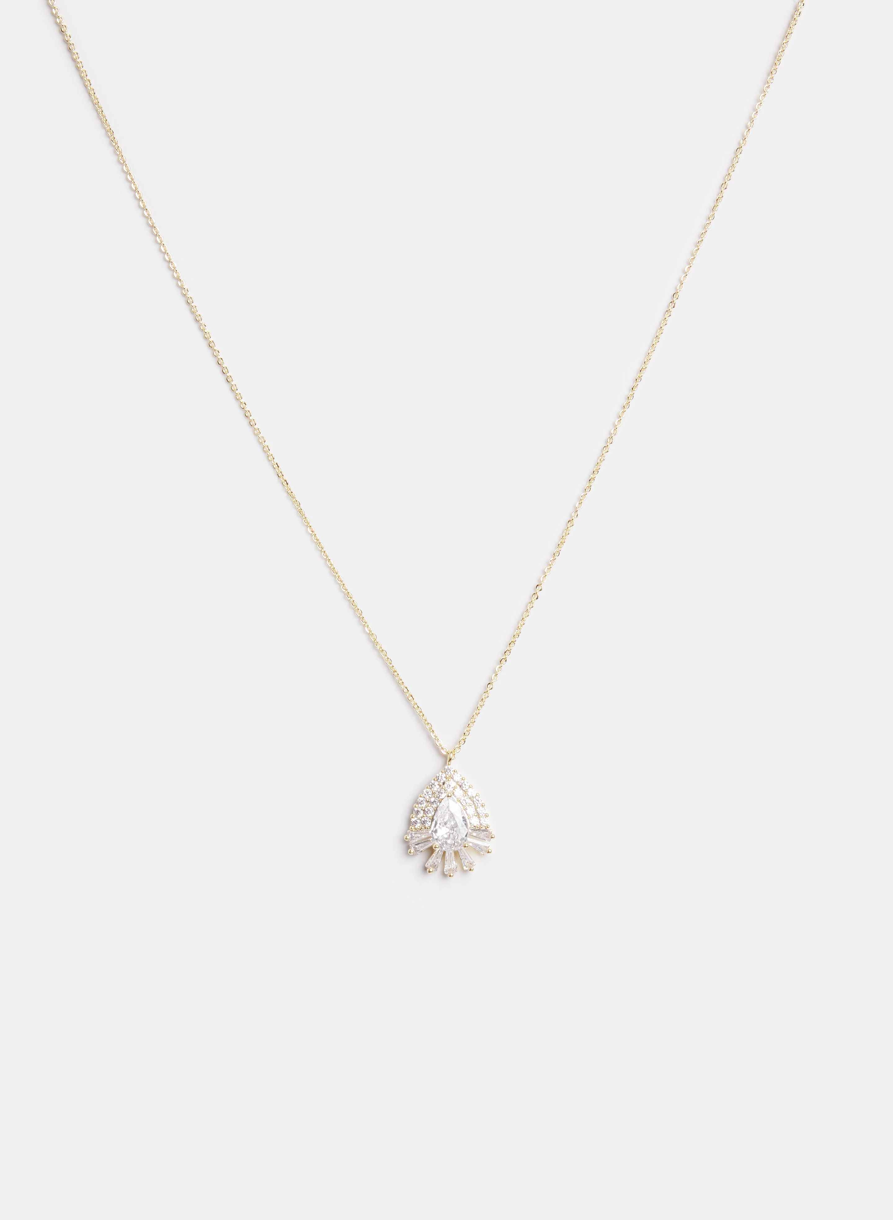 Teardrop Pendant Necklace