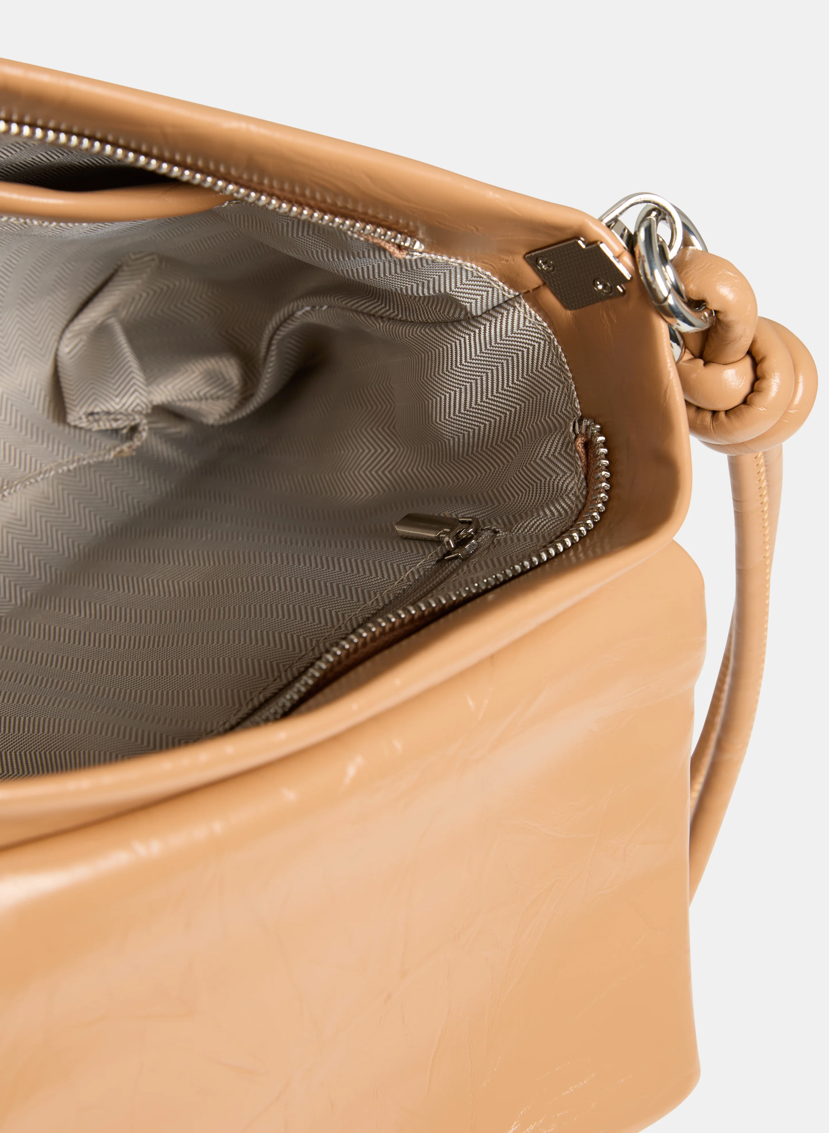 Textured Vegan Leather Bag - Image 5