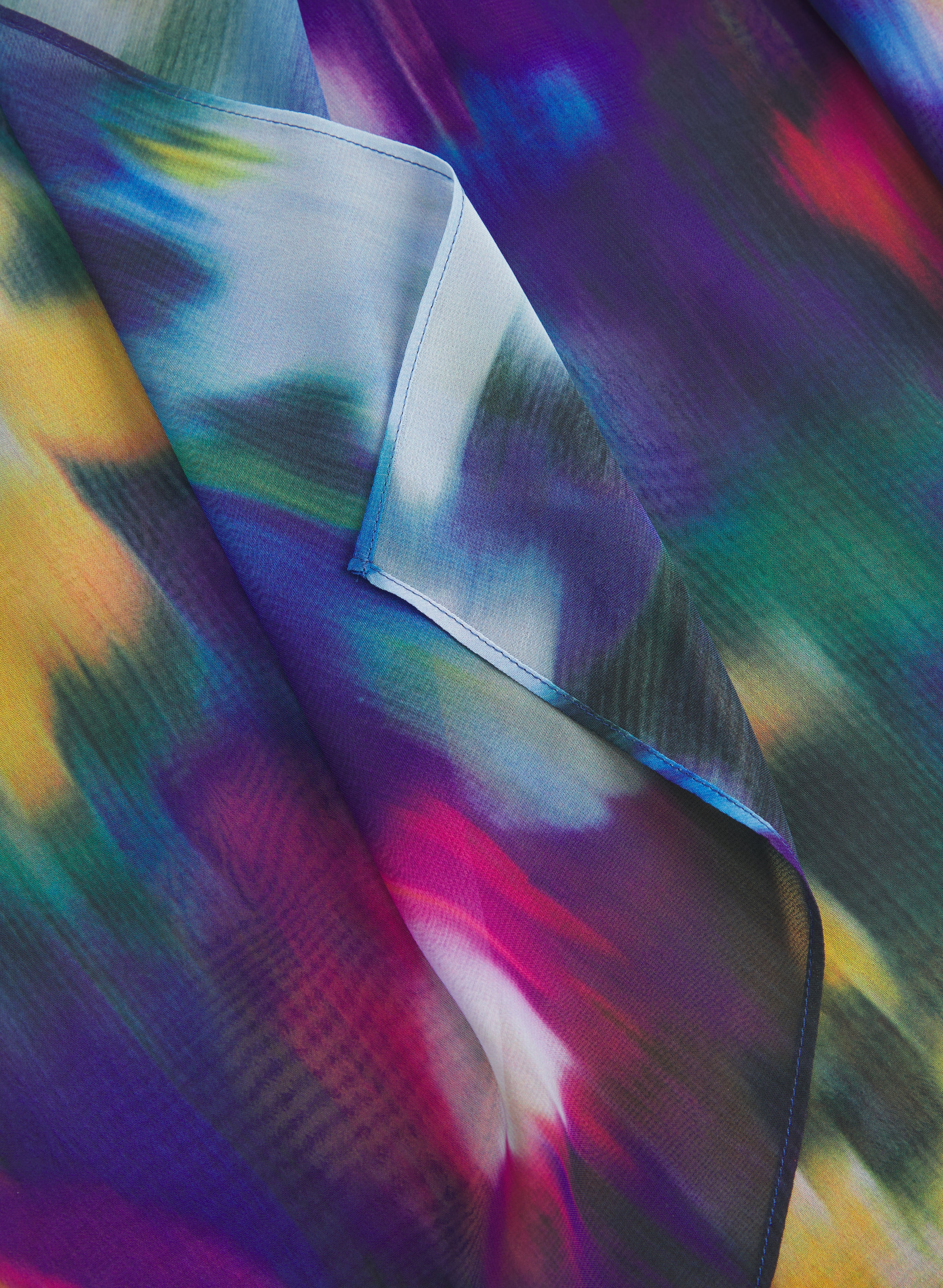 Tiered Abstract Dress - Image 7