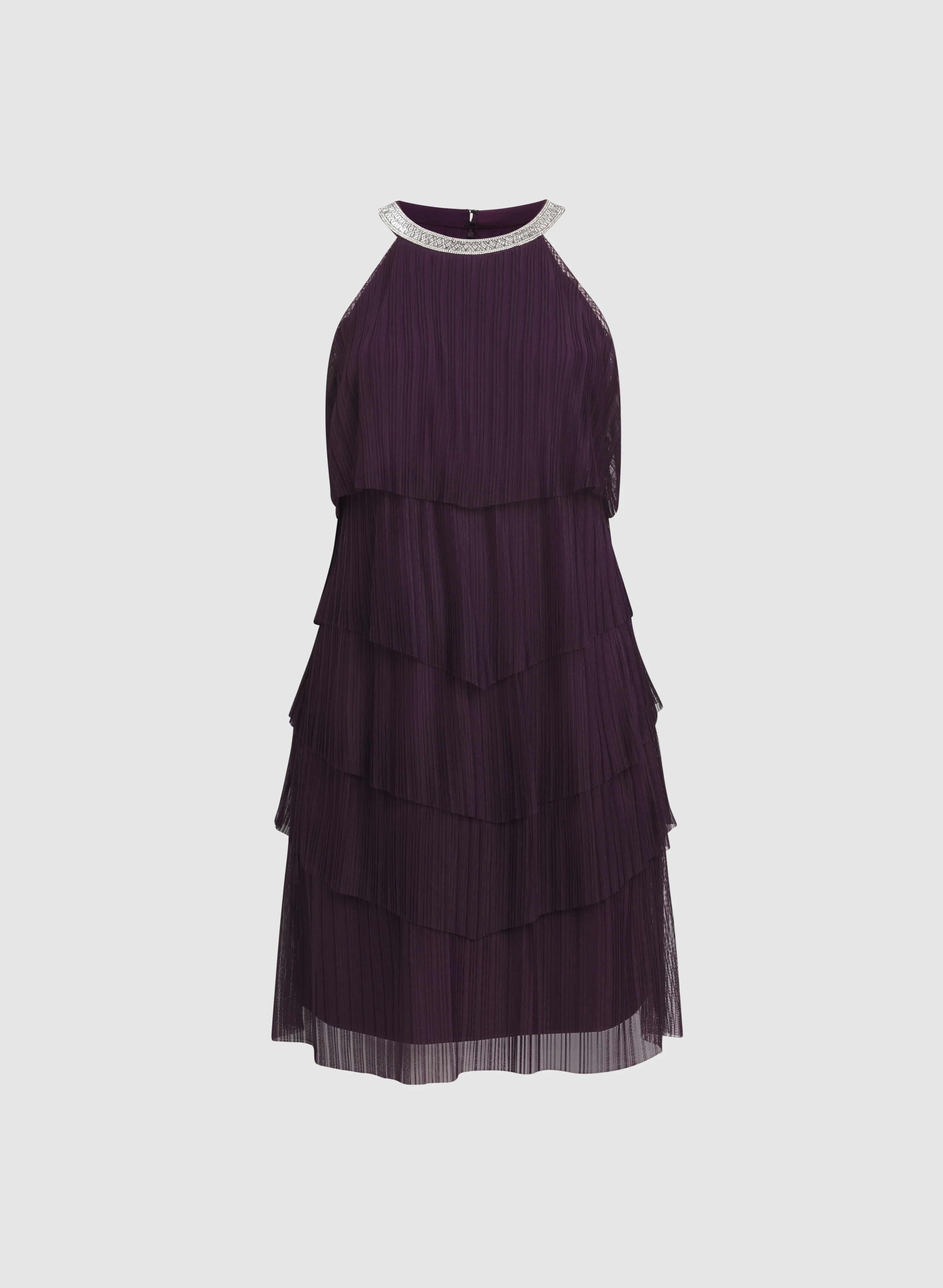 Tiered Mesh Dress - Image 6
