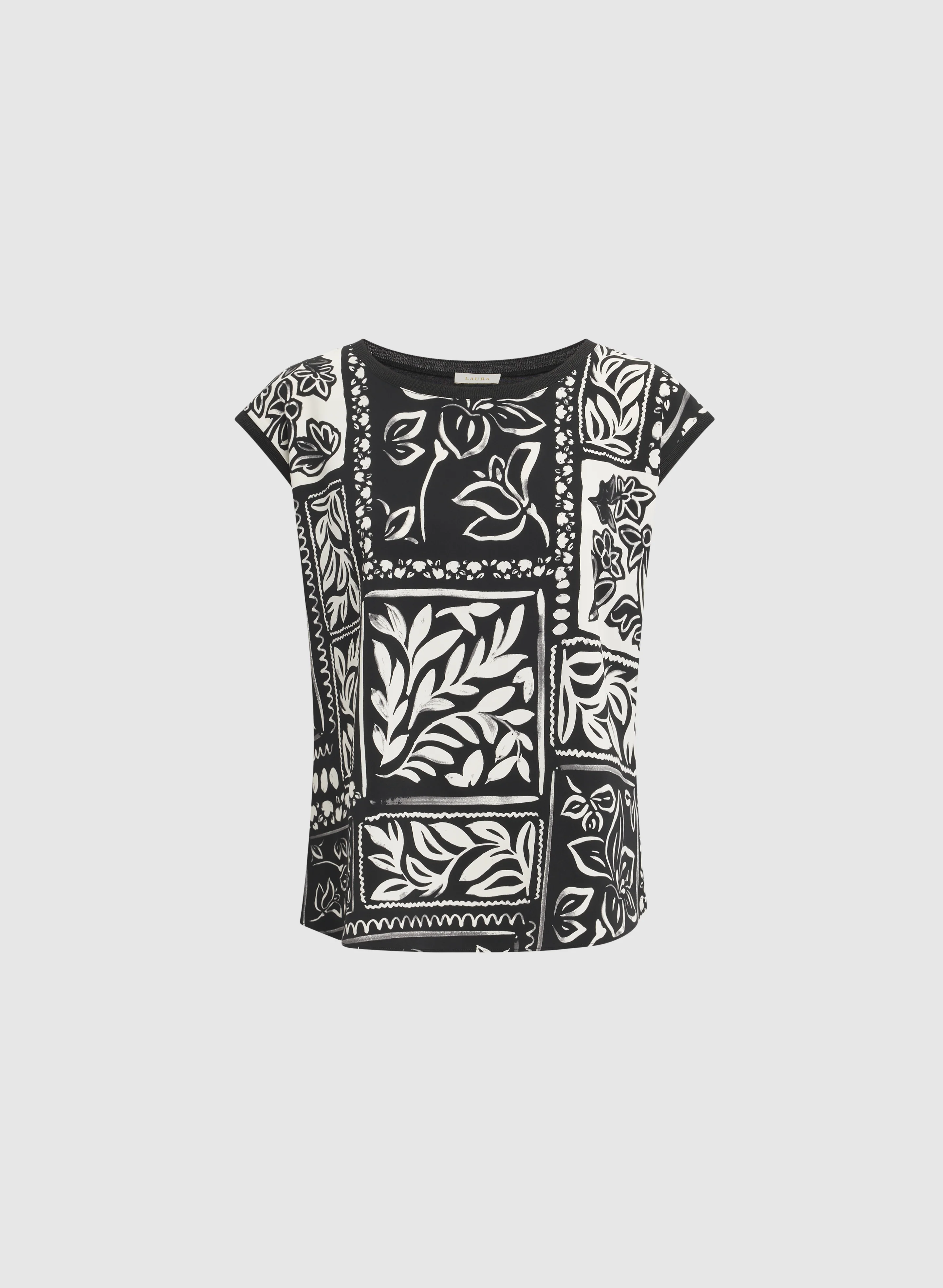 Tile Print Top - Image 6