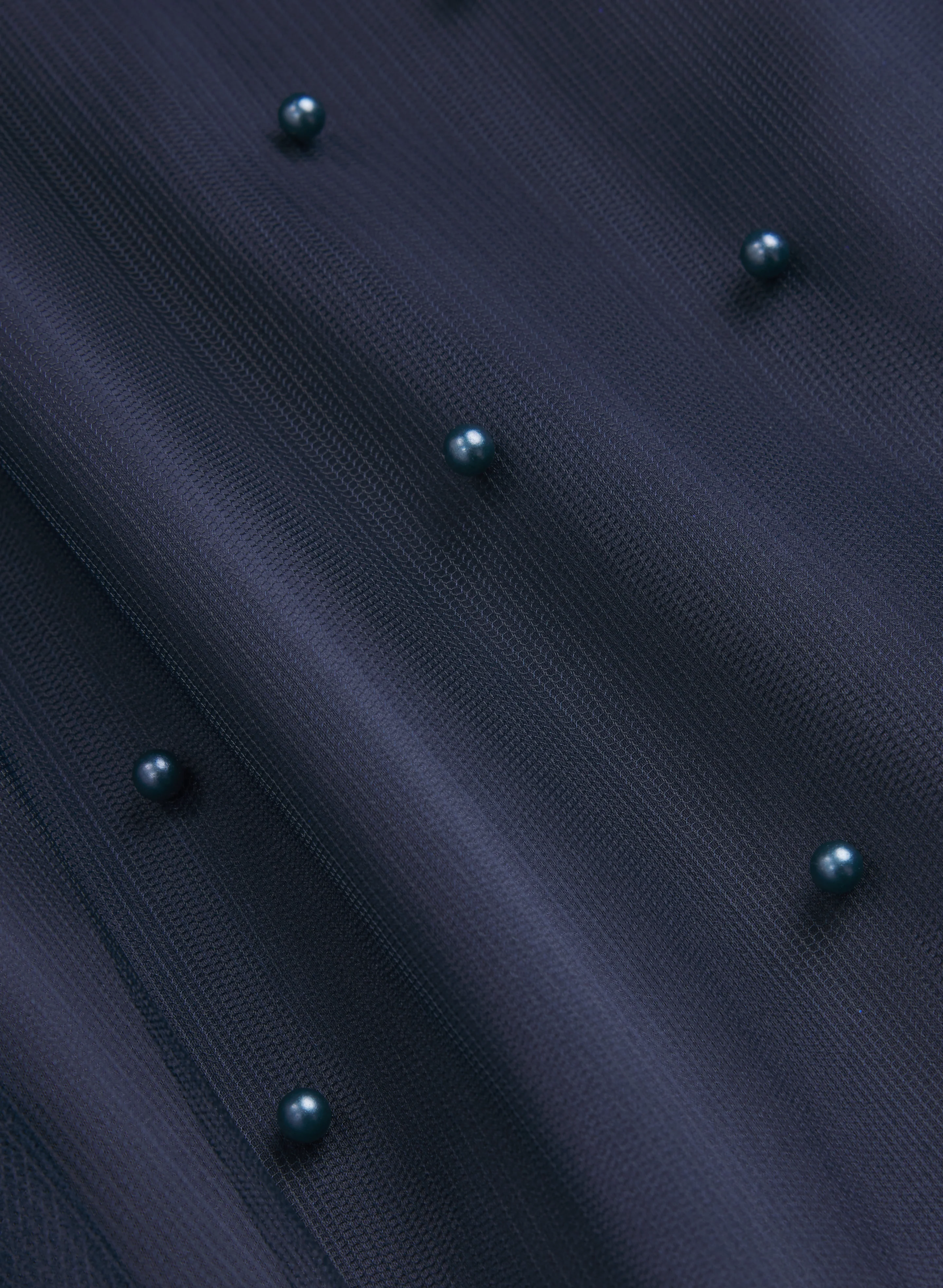 Tonal Pearl Embellished Dress - Image 7