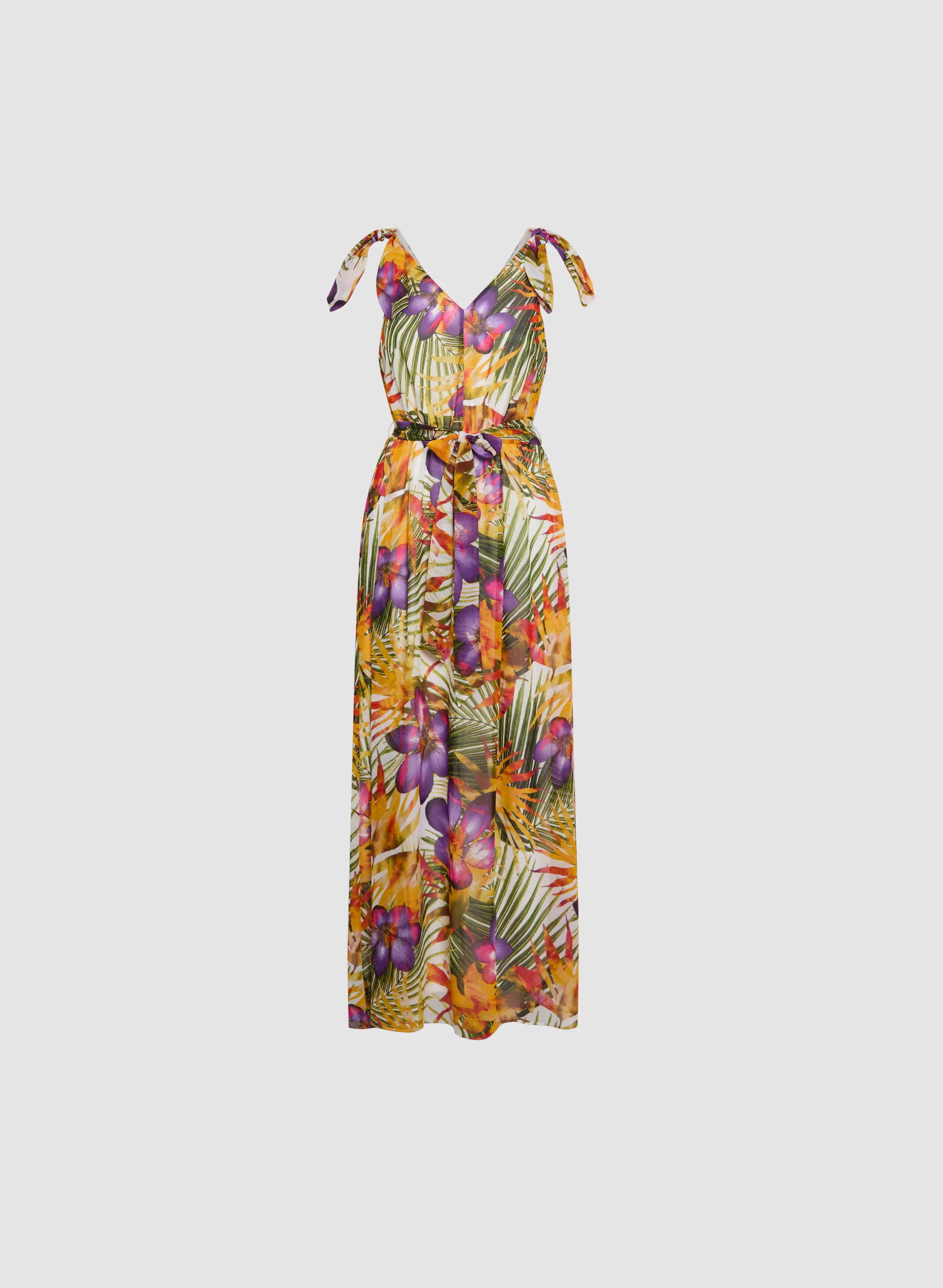 Tropical Print Maxi Dress - Image 6