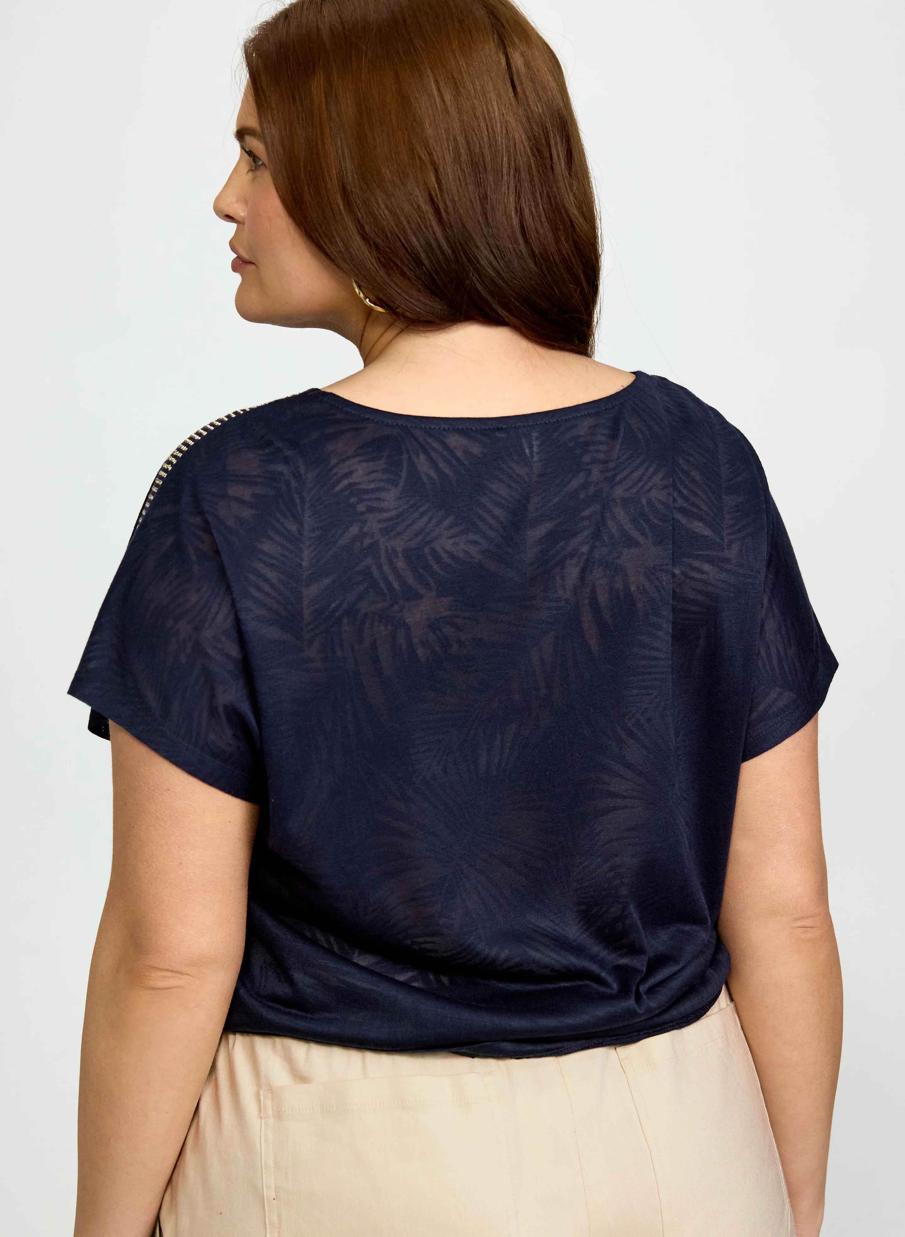 Tropical Print T-Shirt - Image 4