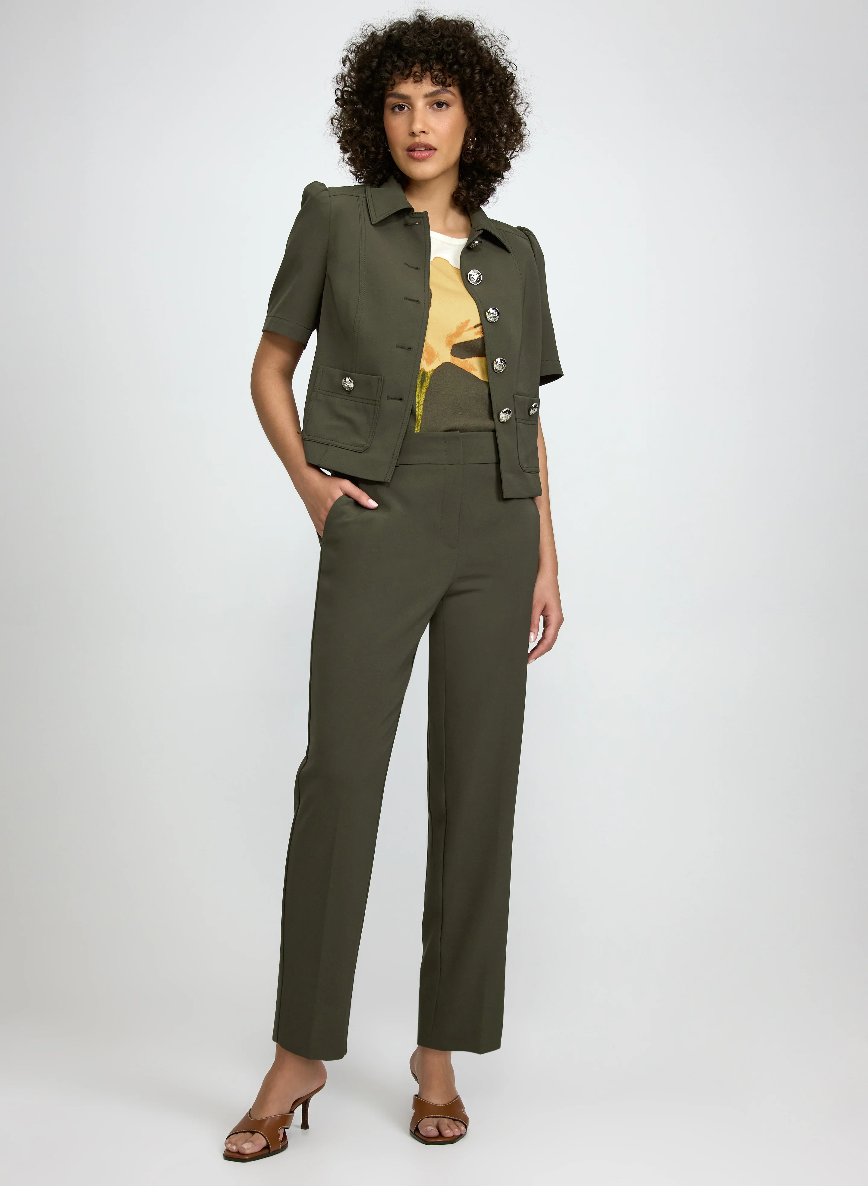 Twill Short Sleeve Jacket - Image 2