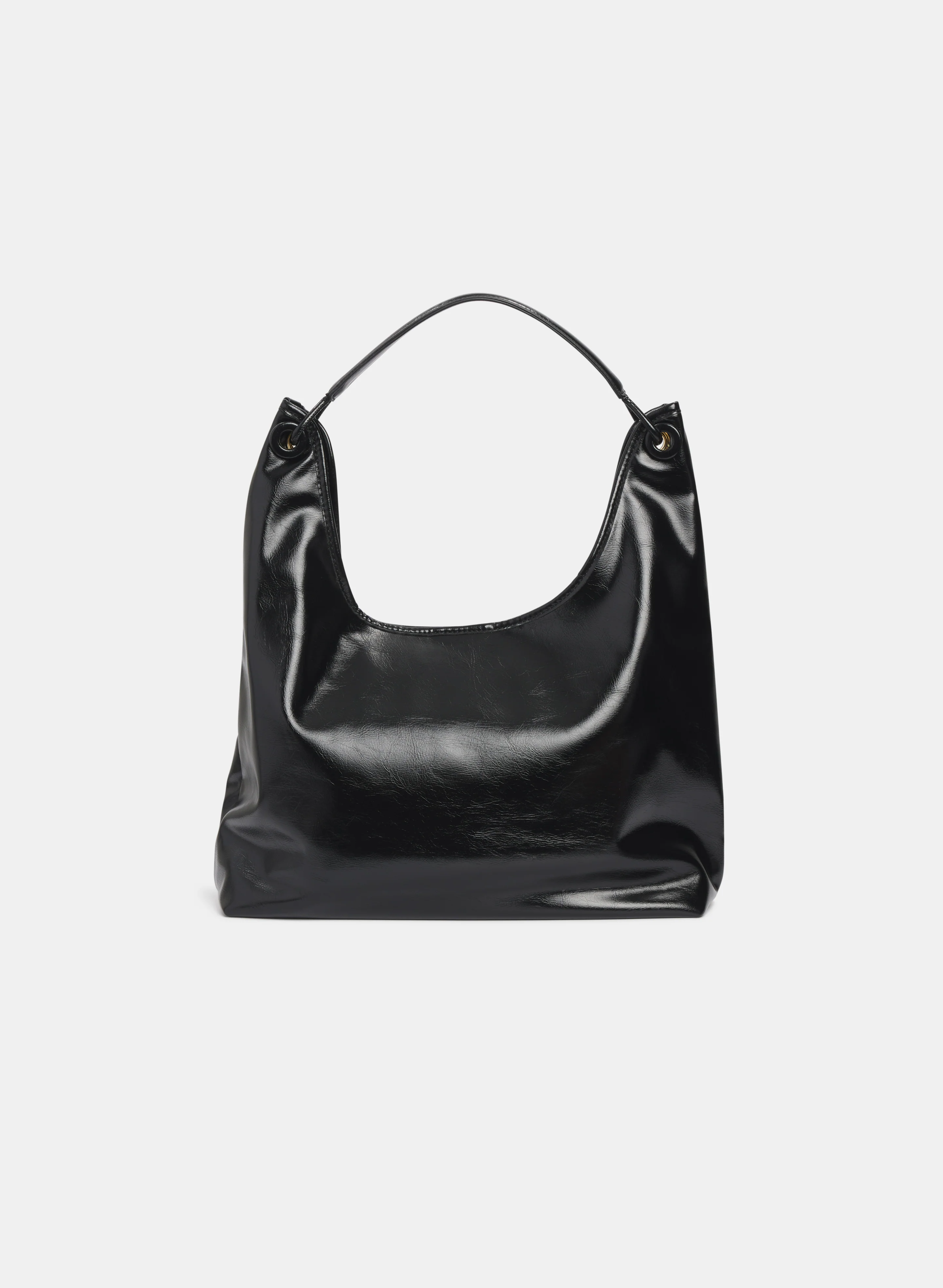 Vegan Leather Handbag & Pouch Set