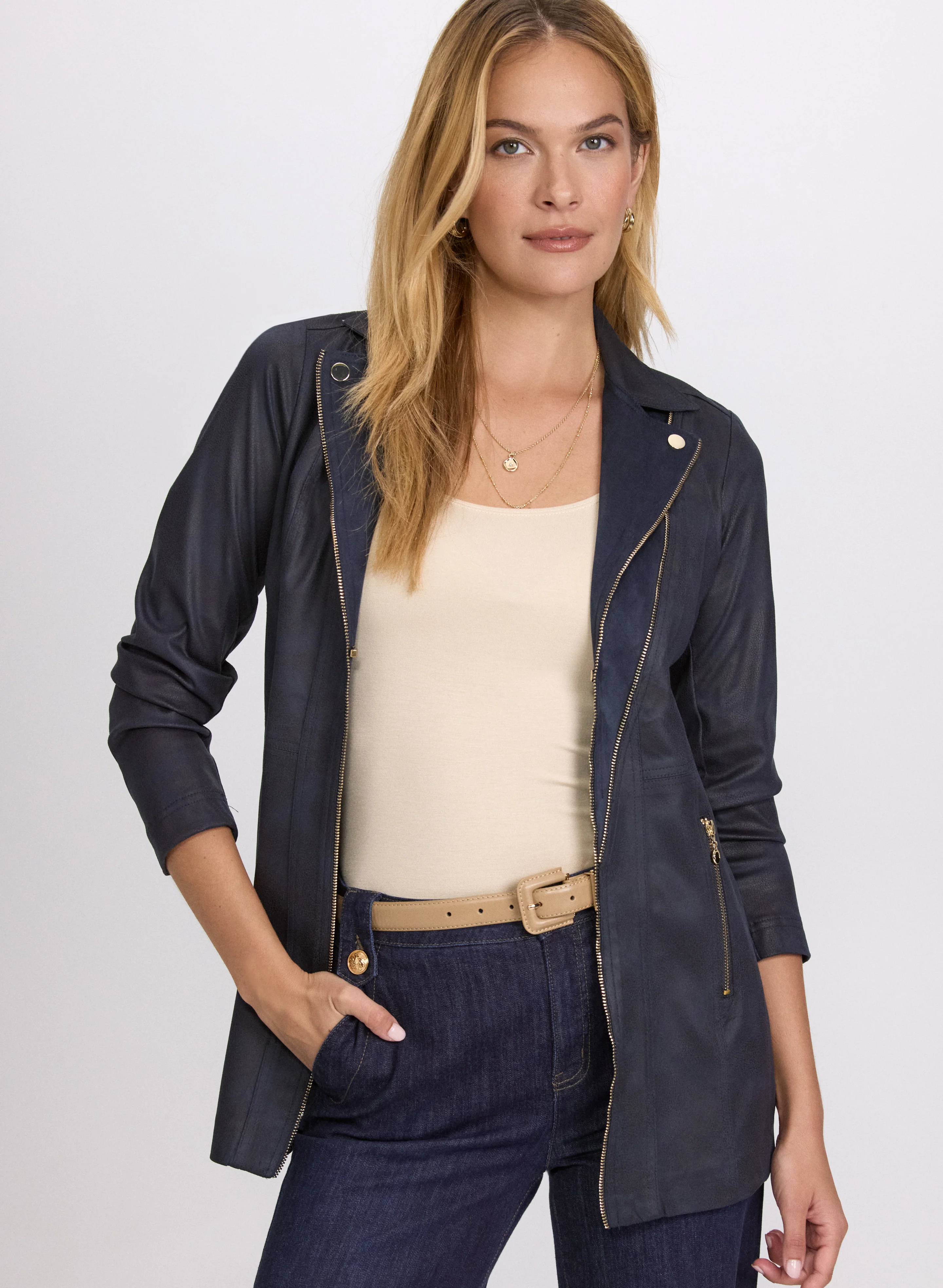 Vex - Faux-Suede Jacket