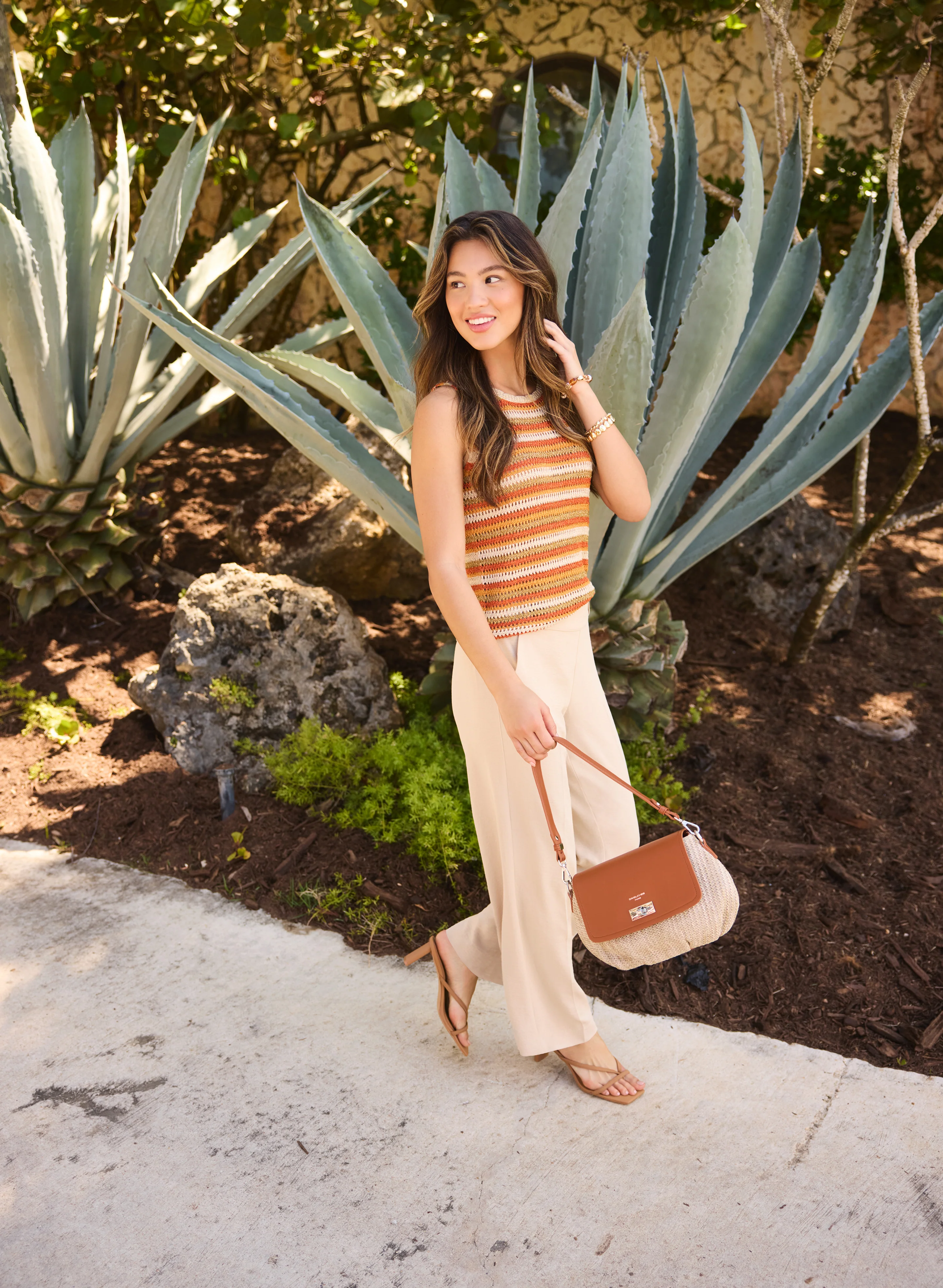 Wide-Leg Crepe Pants - Image 3