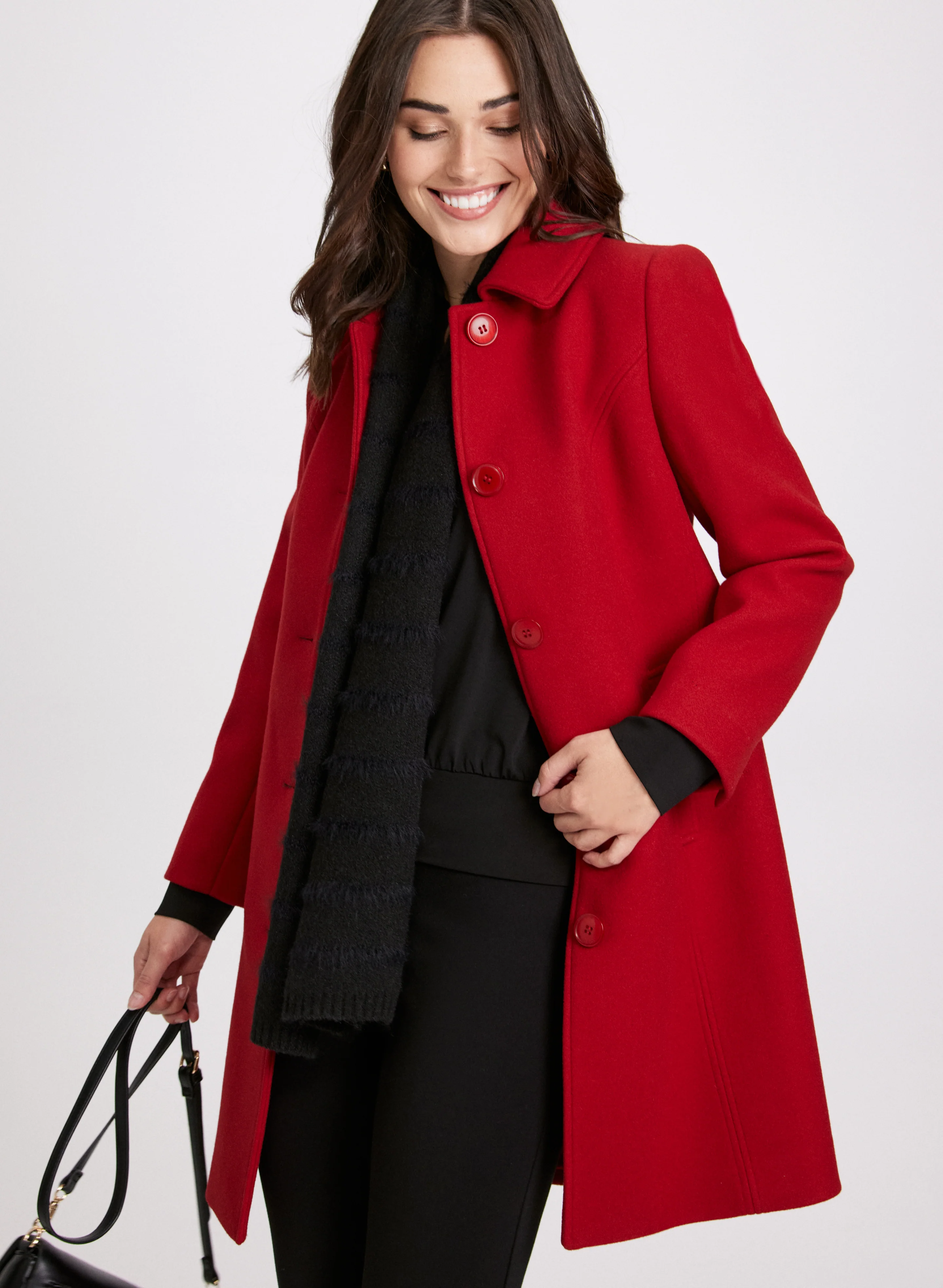 Stretch Wool-Blend Coat - Image 3