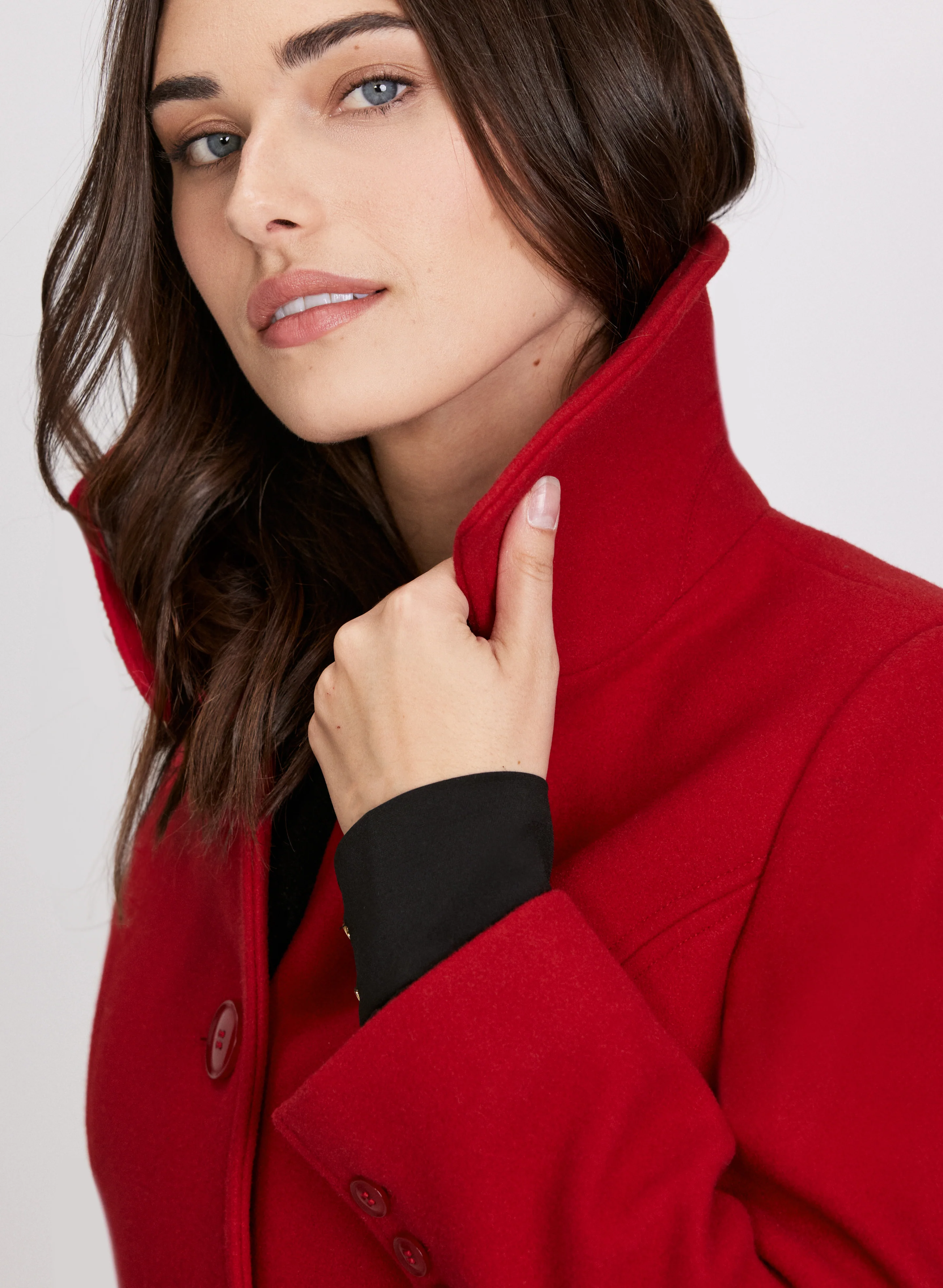 Stretch Wool-Blend Coat - Image 4