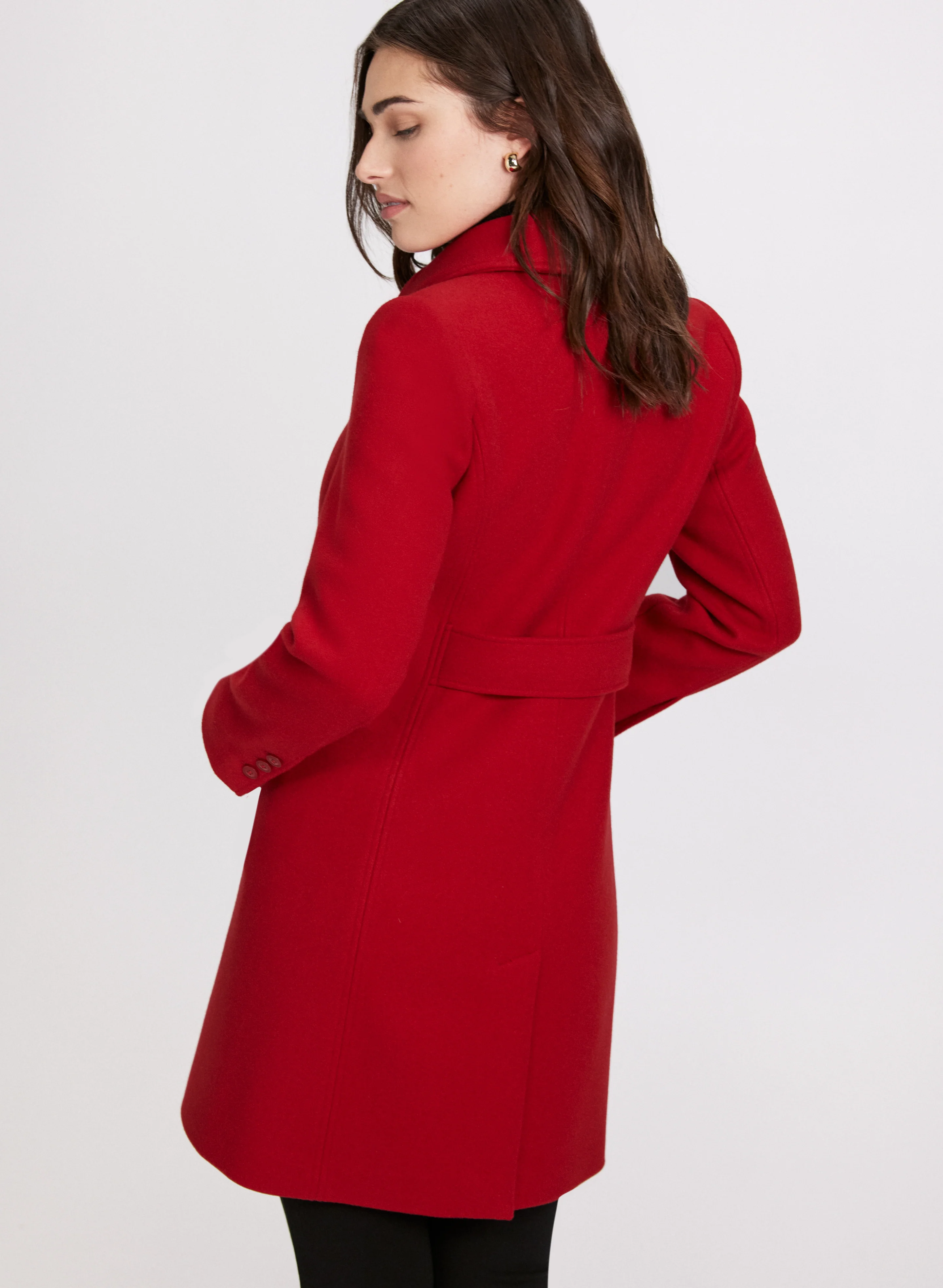 Stretch Wool-Blend Coat - Image 5