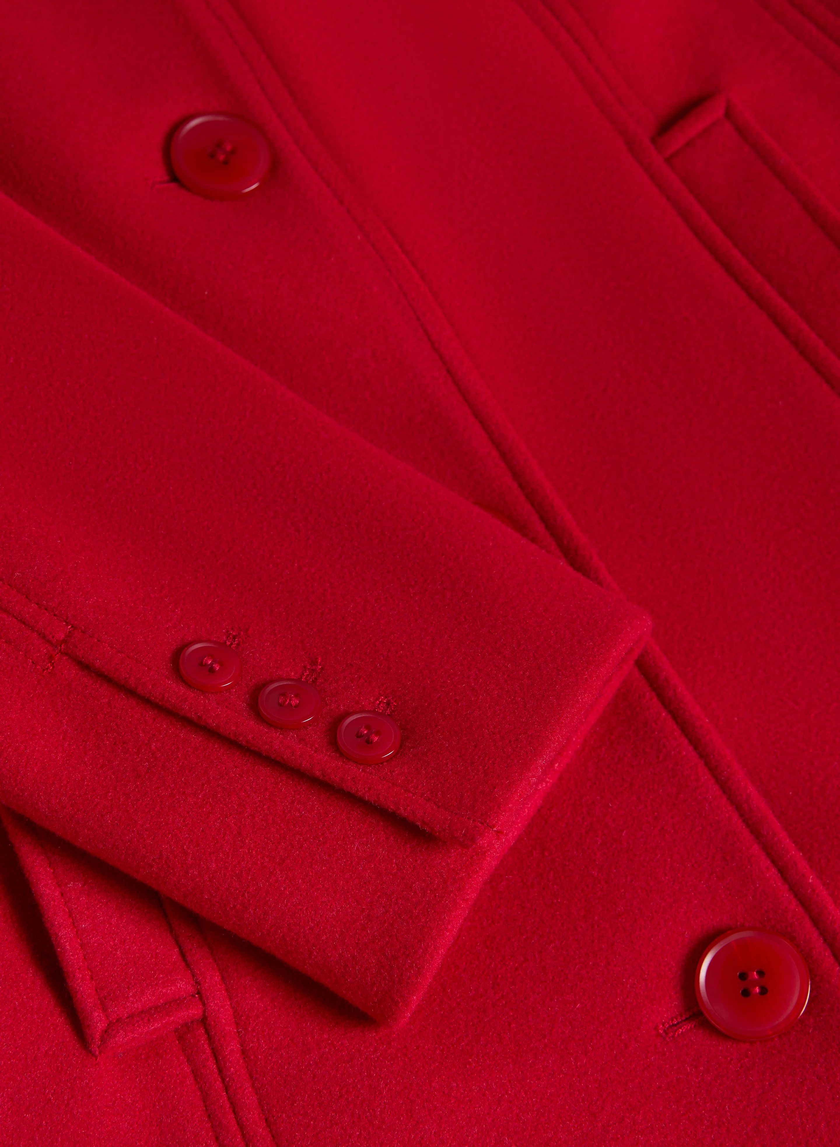 Stretch Wool-Blend Coat - Image 7